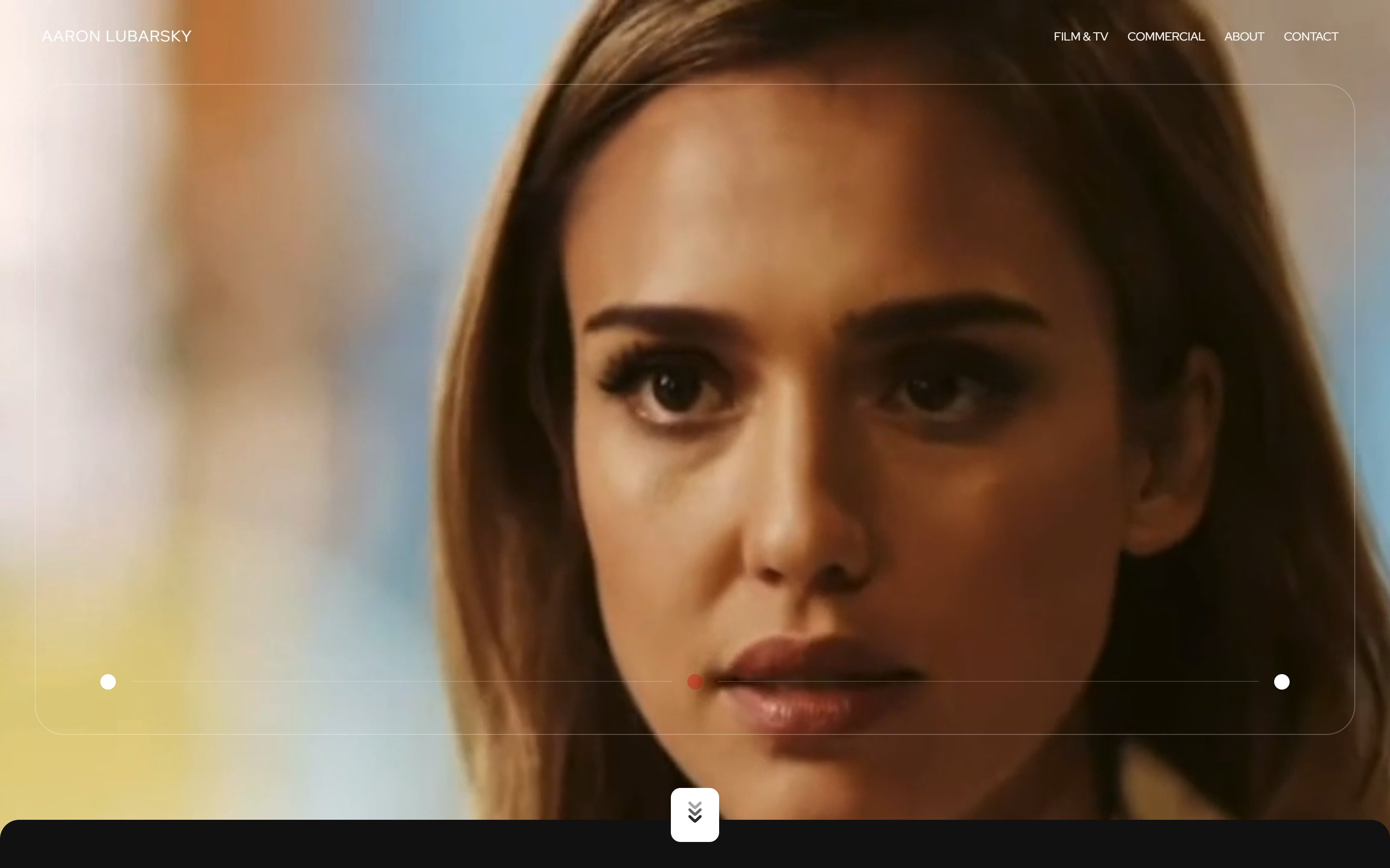 Aaron Lubarsky — Emmy-winning filmmaker portfolio website screenshot